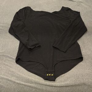 J. Crew Classic Black Bodysuit